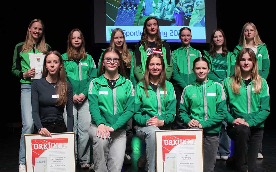 18 LG-Athleten vom Landkreis geehrt