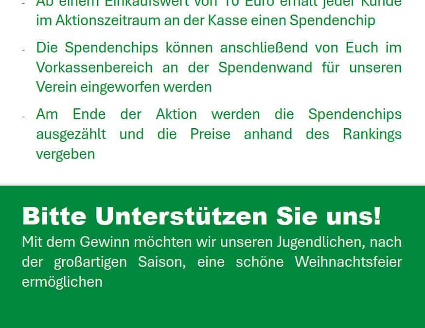 Spendenmarathon 2025 beim Marktkauf in Papenburg