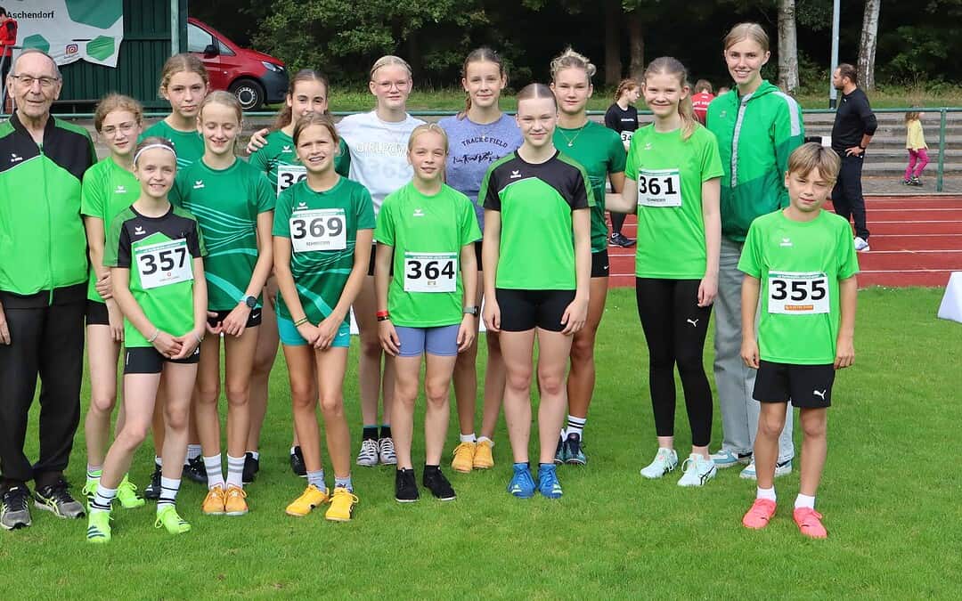 Leichtathletik-Nachwuchs stürmt mit 3 Kreisrekorden an Niedersachsens Spitze